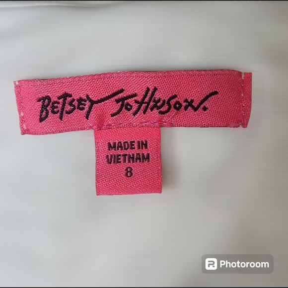 Betsey Johnson White Floral and Eyelet Lace Short Sleeve Fit and Flare Dress 8 - Picture 12 of 13